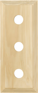 Switch Socket Block Classic Treble Pine H90xL225mm