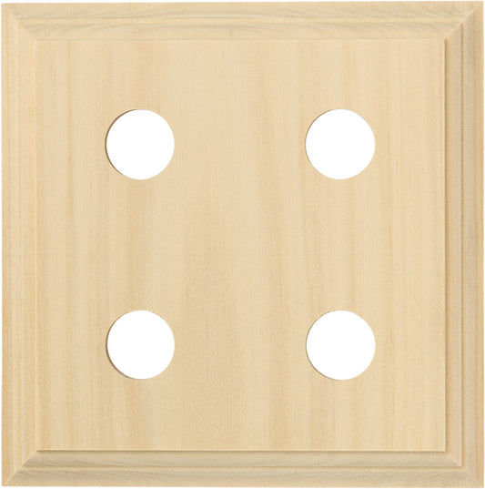 Switch Socket Block Classic Quad Pine H155xL155mm