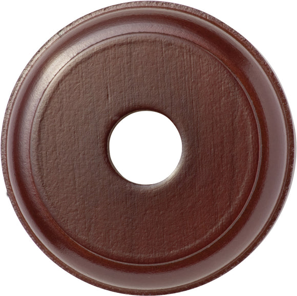 Switch Socket Block Traditional Round Single Cedar D90mm