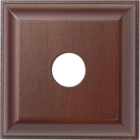 Switch Socket Block Traditional Single Cedar H90xW90mm