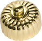 Dimmer Fluted Polished Brass D55xP40mm