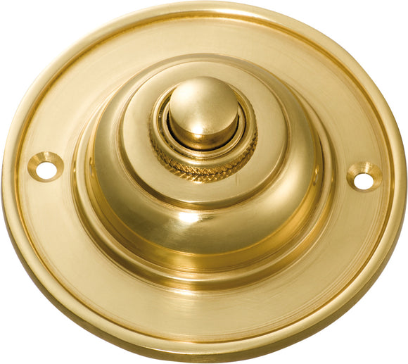 Bell Press Classic Round Polished Brass D75mm
