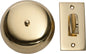 Turn Bell Plain Polished Brass D90mm