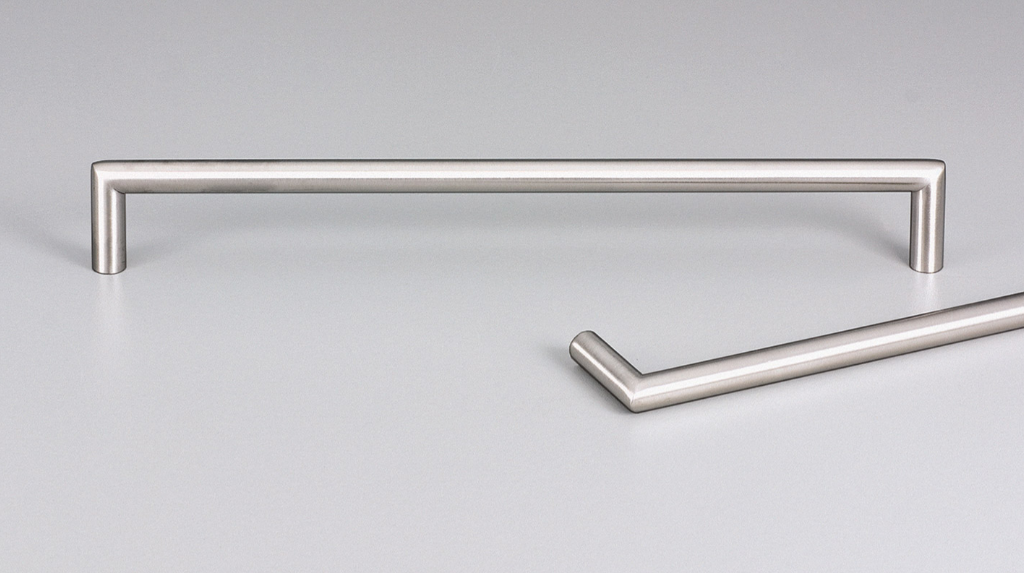 Kethy Ispra Stainless D Handle 8mm Round Stainless Steel Handle C to C Available In 5 Sizes : 104mm x 96mm ,136mm x 128mm ,168mm x 160mm ,200mm x 192mm ,232mm x 224mm
