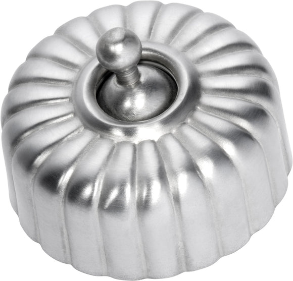 Switch Fluted Satin Chrome D55xP40mm