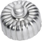 Dimmer Fluted Satin Chrome D55xP40mm