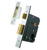 Sylvan Euro Profile Security Mortice Dead Lock  2.5" & 3" - Brass & Stainless Steel Finish
