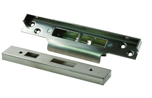 Sylvan Rebated Forend Kit for 5 Lever Locks -Satin brass & Nickel Plate finish