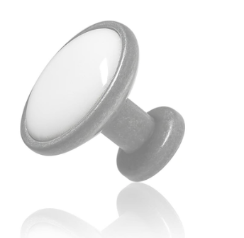 Mardeco 3805 Cabinet Knob Diameter Size 33mm Finish Pewter Rustic