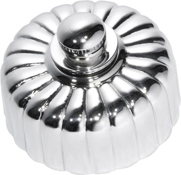 Dimmer Fluted Chrome Plated D55xP40mm