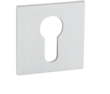 JNF European Cylinder Key Hole Less is More & Slim Finish : Stainless Steel