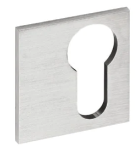 JNF European Cylinder Key Hole Less is More & Slim Finish : Stainless Steel