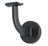 MILES NELSON BANNISTER BRACKET IN 9 COLOURS : BRASS ,CHROME ,FLORENTINE BRONZE ,ELECTROPLATED BLACK ,WHITE ,UN PLATED RAW ,SATIN CHROME ,SATIN GRAPHITE ,SATIN NICKEL