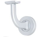 MILES NELSON BANNISTER BRACKET IN 9 COLOURS : BRASS ,CHROME ,FLORENTINE BRONZE ,ELECTROPLATED BLACK ,WHITE ,UN PLATED RAW ,SATIN CHROME ,SATIN GRAPHITE ,SATIN NICKEL