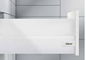 Blum Tandembox Antaro TIP-ON  BLUMOTION Kitset length 400mm X 101.5mm - 227mm (Height 4 Options ) 30kg Silk White