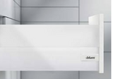 Blum Tandembox Antaro TIP-ON  BLUMOTION Kitset length 270mm X 101.5mm - 227mm (Height 4 Options ) 30kg Silk White