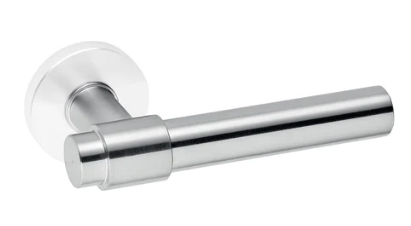 JNF IN.00.145 Lever handle Stout With & With out Standard Rose Stainless Steel & Black