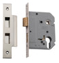 Mortice Lock Euro Satin Nickel CTC47.5mm Backset 57mm