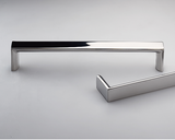 Kethy Latina D Handle 16.5mm Flat Top Polished Stainless Steel Handle C to C Available In 4 Sizes : 400mm x 393mm ,500mm x 493mm ,600mm x 593mm ,700mm x 693mm