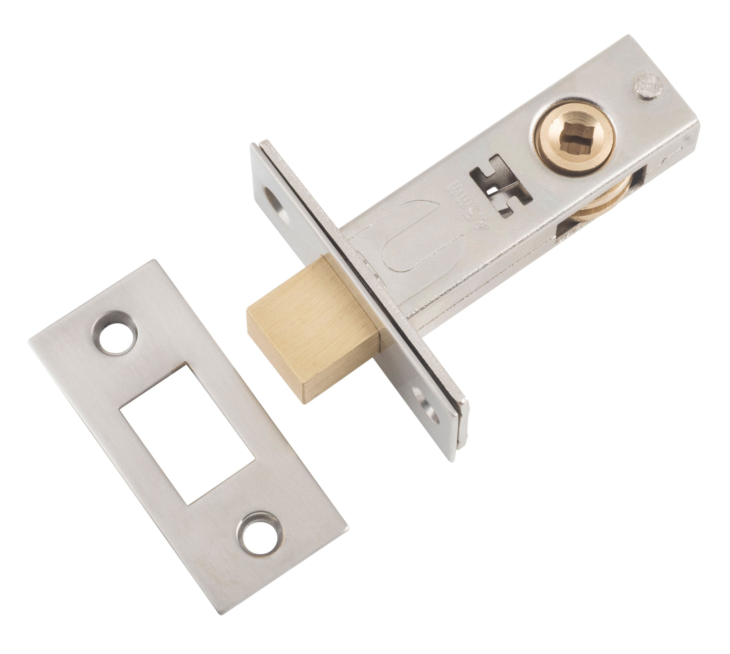 Privacy Bolt Satin Nickel Backset 45mm