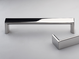 Kethy Roma D Handle 22mm Flat Top Polished Stainless Steel Handle C to C Available In 5 Sizes : 400mm x 390mm ,500mm x 490mm ,600mm x 590mm ,700mm x 690mm ,800mm x 790mm