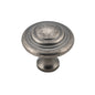 Cupboard Knob Domed Rumbled Nickel D32xP29mm