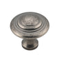 Cupboard Knob Domed Rumbled Nickel D38xP35mm