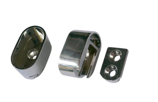 ELITE CONCEALED BRACKET FOR 15MM x 30MM RAIL- CHROME