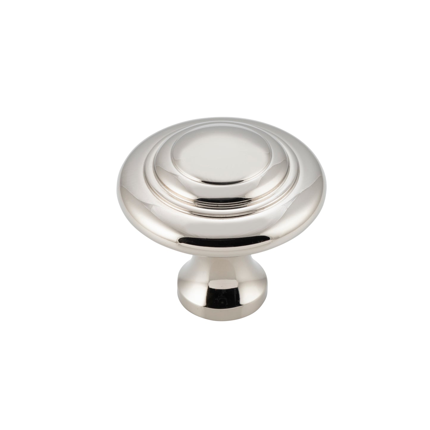 Cupboard Knob Domed Polished Nickel D32xP29mm