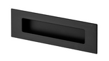 Sylvan Square Flush Pull 224mm & 160mm B/C - Satin Nickel & Black Finish