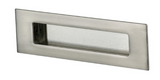 Sylvan Square Flush Pull 224mm & 160mm B/C - Satin Nickel & Black Finish