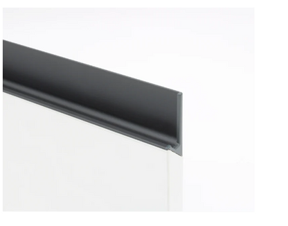 ELITE SYMA32 V PROFILE EXTRUSION 2950MM LENGTH WITH 5 SETS OF END CAPS AND CLIPS AVAILABLE IN 6 COLOURS :  MATT WHITE ,MATT SILVER ,MATT CHAMPAGNE ,MATT BLACK ,ANTHRACITE & MATT GOLD