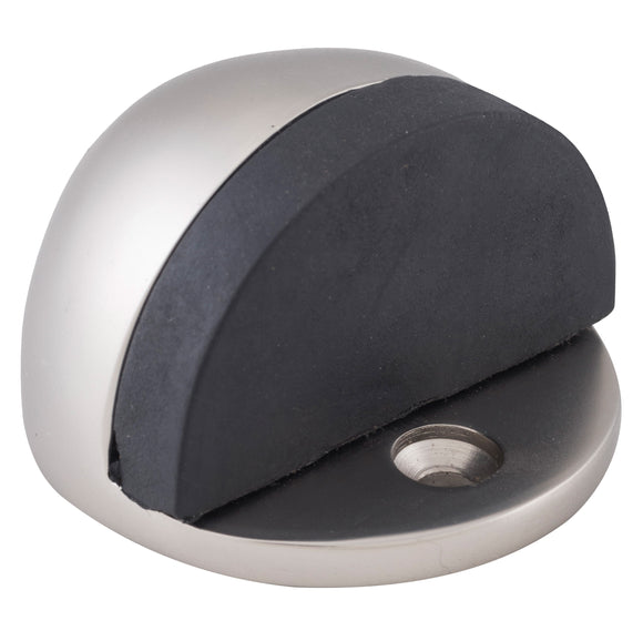 Door Stop Oval Satin Nickel H29xD40mm