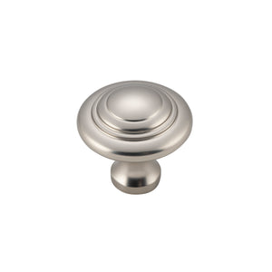 Cupboard Knob Domed Satin Nickel D25xP24mm