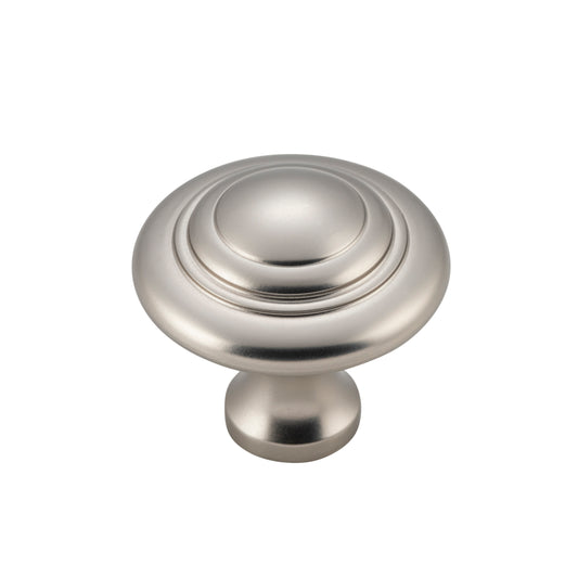 Cupboard Knob Domed Satin Nickel D32xP29mm