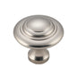 Cupboard Knob Domed Satin Nickel D38xP35mm
