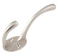 Hat & Coat Hook Victorian Satin Nickel H110xP50mm