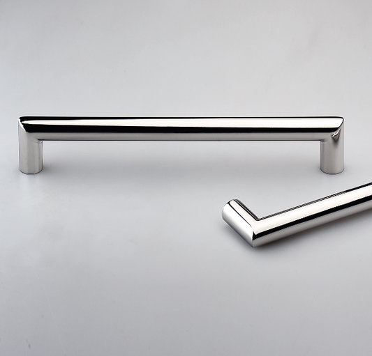Kethy Lecco D Handle 12.7mm Polished Stainless Steel Handle C to C Available In 6 Sizes : 109mm x 96mm ,141mm x 128mm ,173mm x 160mm ,205mm x 192mm ,237mm x 224mm ,301mm x 288mm