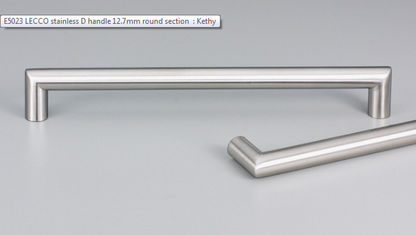 Kethy Lecco Stainless D Handle 12.7mm Stainless Steel Handle C to C Available In 6 Sizes : 109mm x 96mm ,141mm x 128mm ,173mm x 160mm ,205mm x 192mm ,237mm x 224mm ,301mm x 288mm