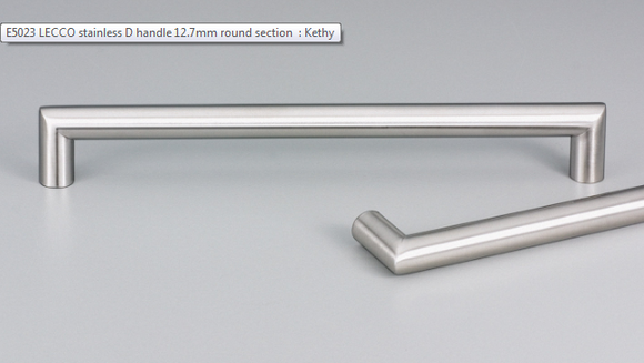 Kethy Lecco Stainless D Handle 12.7mm Stainless Steel Handle C to C Available In 6 Sizes : 109mm x 96mm ,141mm x 128mm ,173mm x 160mm ,205mm x 192mm ,237mm x 224mm ,301mm x 288mm