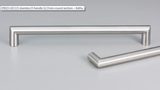 Kethy Lecco Stainless D Handle 12.7mm Stainless Steel Handle C to C Available In 6 Sizes : 109mm x 96mm ,141mm x 128mm ,173mm x 160mm ,205mm x 192mm ,237mm x 224mm ,301mm x 288mm