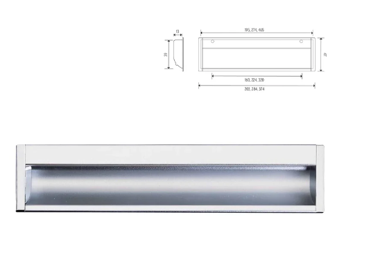 ELITE STILVOLLE INSET HOLE CENTRE 160MM ,224MM & 320MM SATIN CHROME