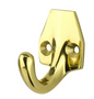 Drake & Wrigley 1077 Robe Hook In 5 Colours : Florentine Bronze ,Chrome Plate ,Brass Plate ,Satin Bronze ,Satin Chrome Plate
