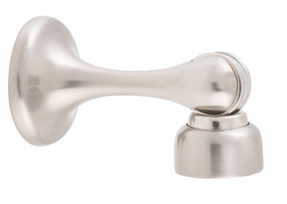 Door Stop Magnetic Satin Nickel D44xP93mm