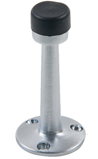 Sylvan Wall Mounted Door Stop - Chrome ,Polished Brass & Satin Finish
