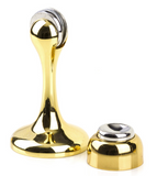Sylvan Wall Mounted Magnetic Hold Back Door Stop - Chrome ,Polished Brass & Satin Plate Finish