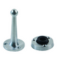 Sylvan Wall Mounted Stop Socket Hold Back - Chrome plate ,Polished Brass & Satin Chrome Plate Finish