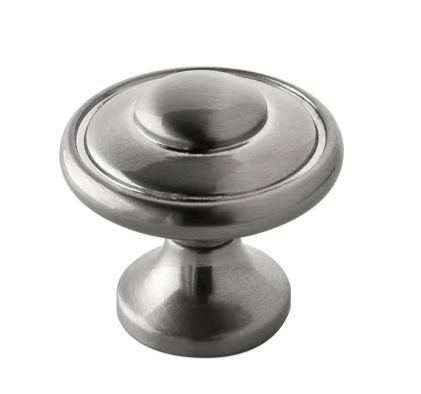 ELITE FLORENZA KNOB 31MM HEIGHT : 27.5mm x WIDTH : 31mm  AVAILABLE IN 4 COLOURS : GUNMETAL ,CHROME PLATED ,BRUSHED NICKEL ,ANTIQUE BRONZE ,