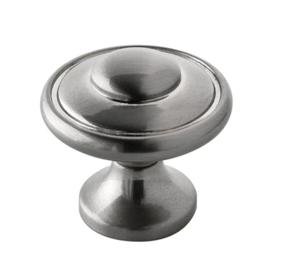 ELITE FLORENZA KNOB 31MM HEIGHT : 27.5mm x WIDTH : 31mm  AVAILABLE IN 4 COLOURS : GUNMETAL ,CHROME PLATED ,BRUSHED NICKEL ,ANTIQUE BRONZE ,