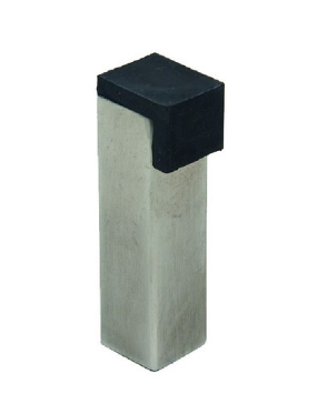 Sylvan Wall Mounted Square Door Stop Stainless steel Finish